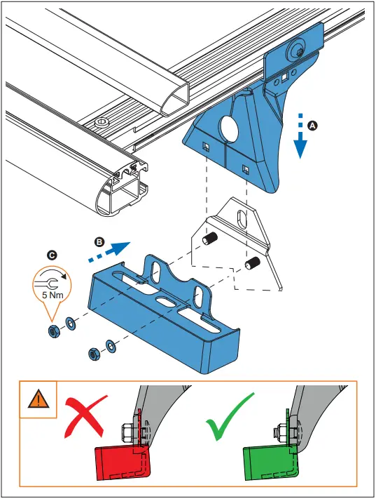 CRUZ 934-438 Kit Soportes LCV B27