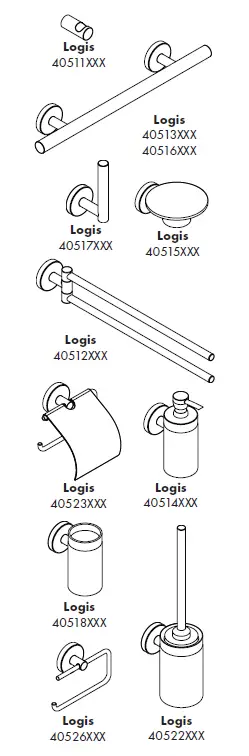 hansgrohe-Logis-40511XXX-Single-Hook-Brass-Chrome-fig-1