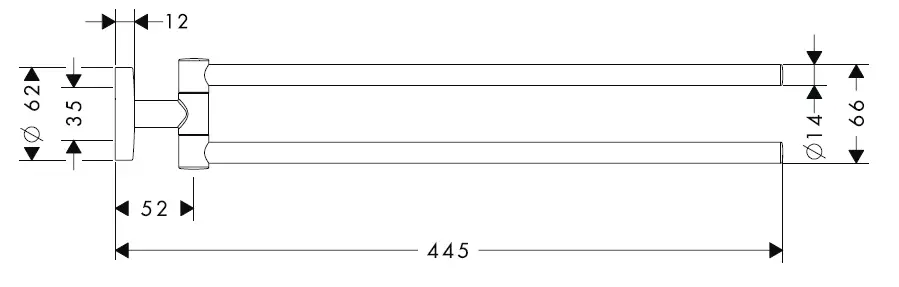 hansgrohe-Logis-40511XXX-Single-Hook-Brass-Chrome-fig-7