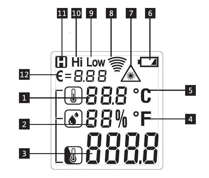 MESTEK-IR01D-Digital-Infrared-Thermometer-Gun-fig-4