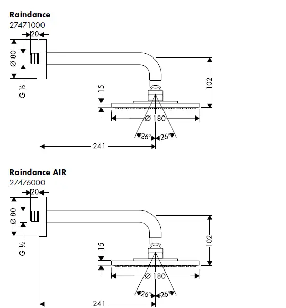 hansgrohe-27474000-RAINDANCE-AIR-Plate-Top-Shower-300-mm-DN15-1