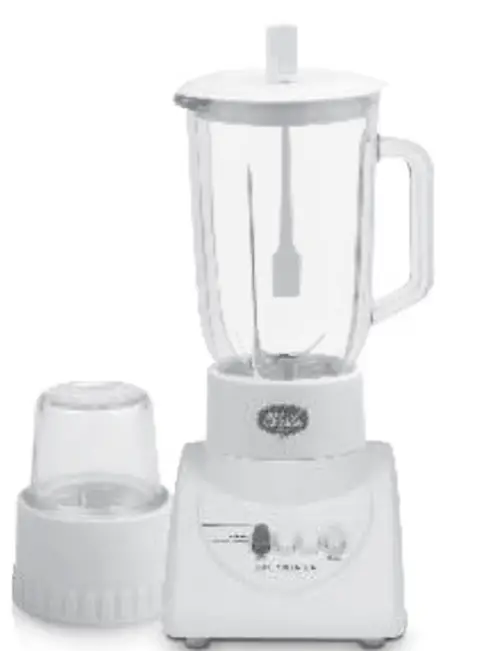 PowerPac MC168 Glass Jug Blender with Dry Food Mill