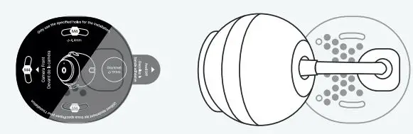 motive AI Omnicam Fleet Vehicle Camera Installation Guide - Remove the black sticker from the mount plate
