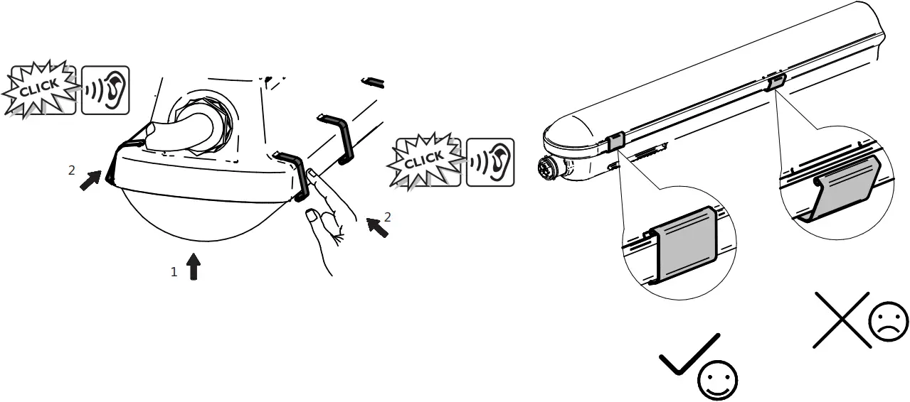 PHILIPS WT120C G2 CoreLine Waterproof Tube Light -c30