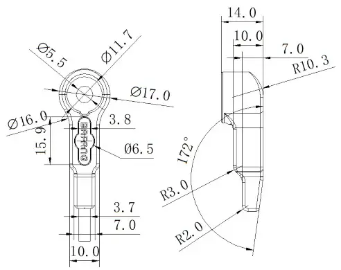BAFANG SR SD021 01 Mid Motor Speed Sensor - SPECIFICATIONS 1