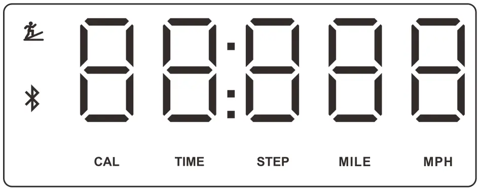 SUNNY HEALTH FITNESS SF-T722069 Sleek Stride Smart Compact Auto Incline Treadpad Treadmill - CONSOLE