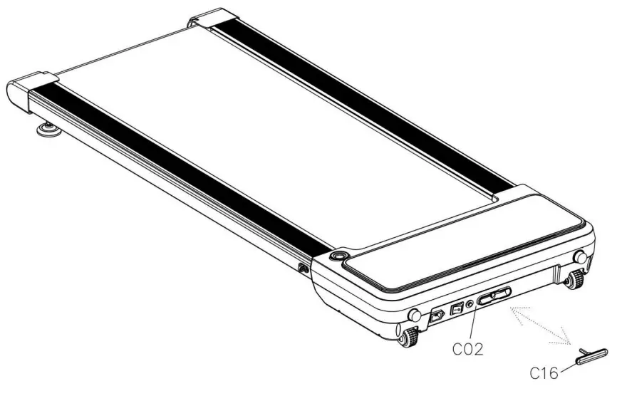 SUNNY HEALTH FITNESS SF-T722069 Sleek Stride Smart Compact Auto Incline Treadpad Treadmill - SHAPEWRENCH