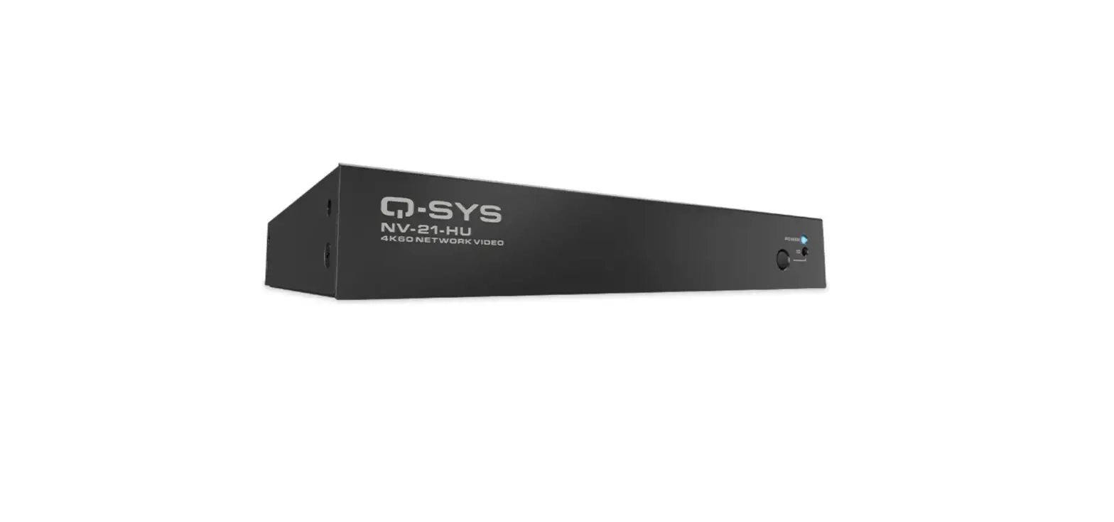 Q-sys Nv-21-hu 4k60 Network Video Endpoint User Manual Q-sys Nv-21-hu 4k60 Network Video Endpoint User Manual