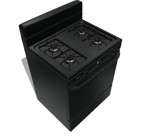 Hotpoint-RGBS300DMBB-Free-Standing-Gas-Range-Product image