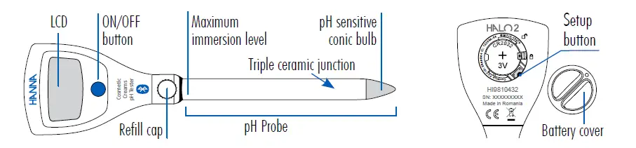 HANNA-instruments-HI9810432-Wireless-Refillable-pH-Tester-for-Cosmetic-Creams-1