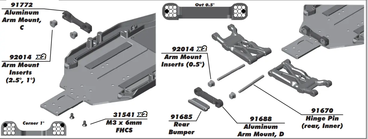 Team Associated RC10B6.1 Scale 2WD Electric off Road Competition Buggy Kit - fig 1