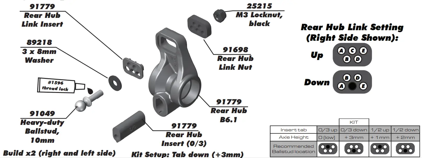 Team Associated RC10B6.1 Scale 2WD Electric off Road Competition Buggy Kit - fig 13