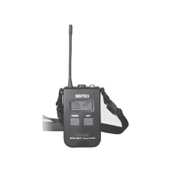 Mipro Mtg-100 Series Digital Wireless Tour Guide System User Guide