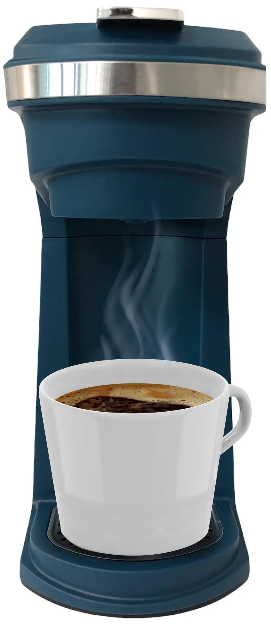 FRIGIDAIRE ECMK110-Navy Stainless Steel 2 in 1 Coffee Maker