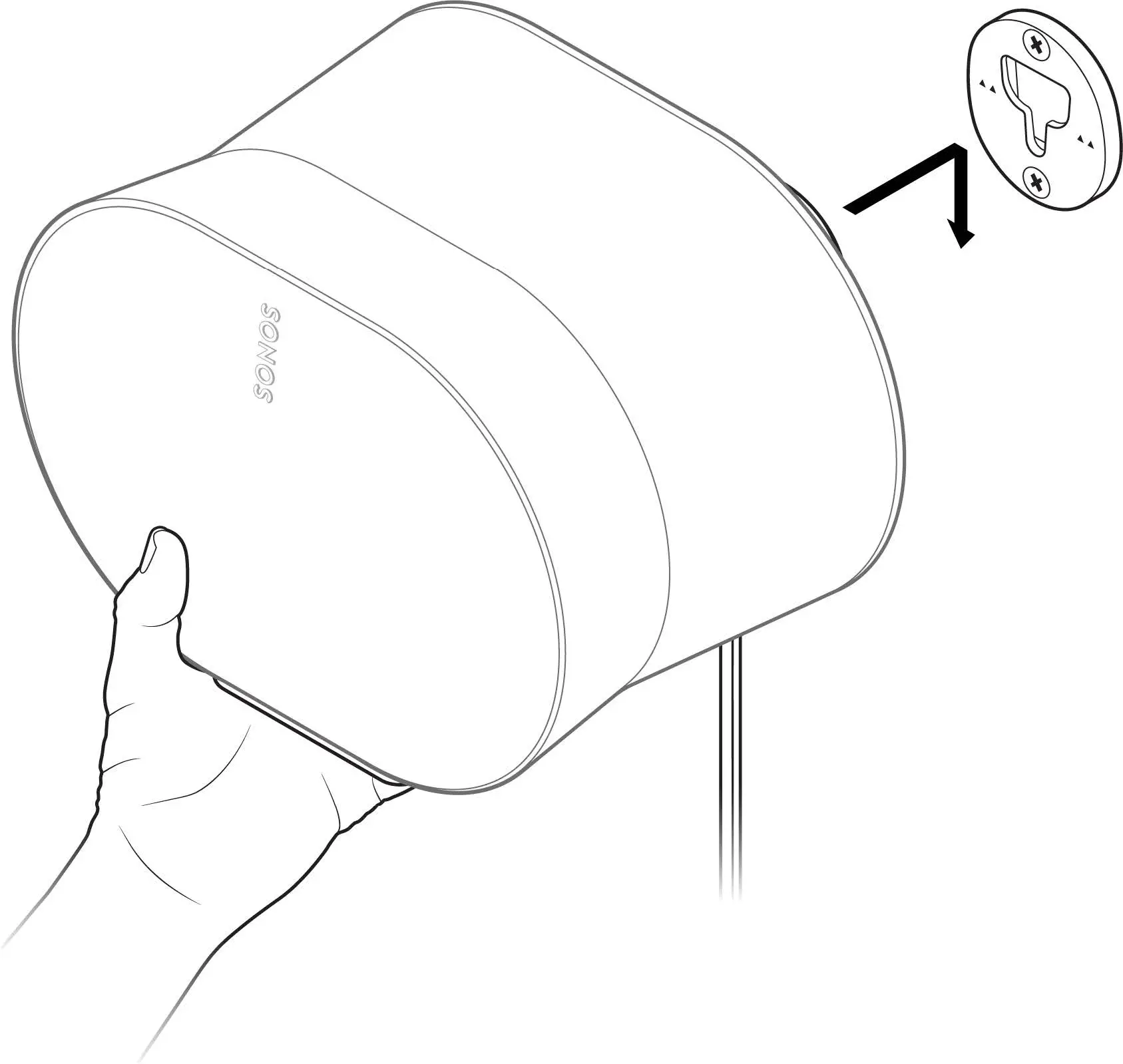 SONOS-E30G1US1BLK-Era-300 Matte-Black-Speaker-21