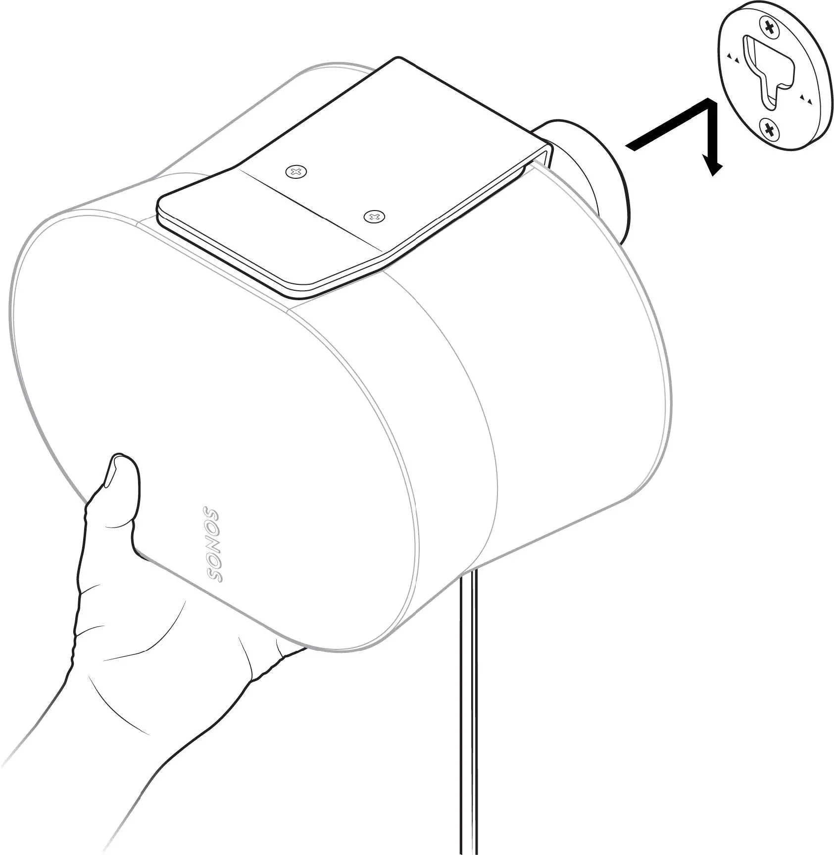 SONOS-E30G1US1BLK-Era-300 Matte-Black-Speaker-27