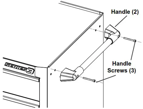 US GENERAL 70381 72 Inch Triple Bank Roller Cabinet - Assembly Instructions 1