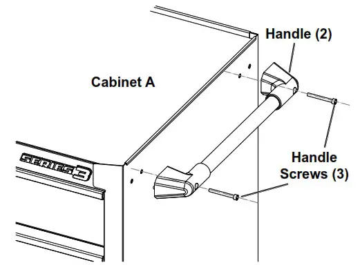 US GENERAL 70381 72 Inch Triple Bank Roller Cabinet - Connecting Cabinets 1