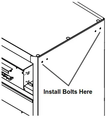 US GENERAL 70381 72 Inch Triple Bank Roller Cabinet - Connecting Cabinets 4