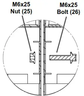 US GENERAL 70381 72 Inch Triple Bank Roller Cabinet - Connecting Cabinets 5