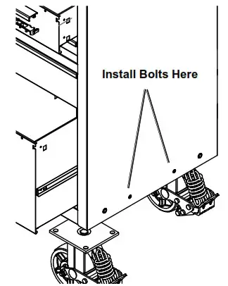 US GENERAL 70381 72 Inch Triple Bank Roller Cabinet - Connecting Cabinets 7