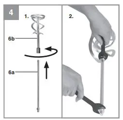 Einhell-42-587-60-Cordless-Paint-and-Mortar-Mixer-FIG-3