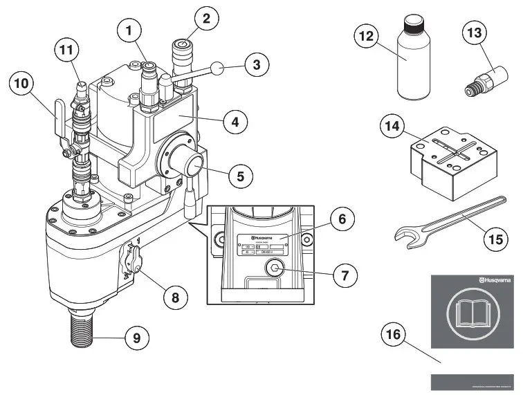 DM 406 H Drilling Machine - WHAT IS WHAT 1
