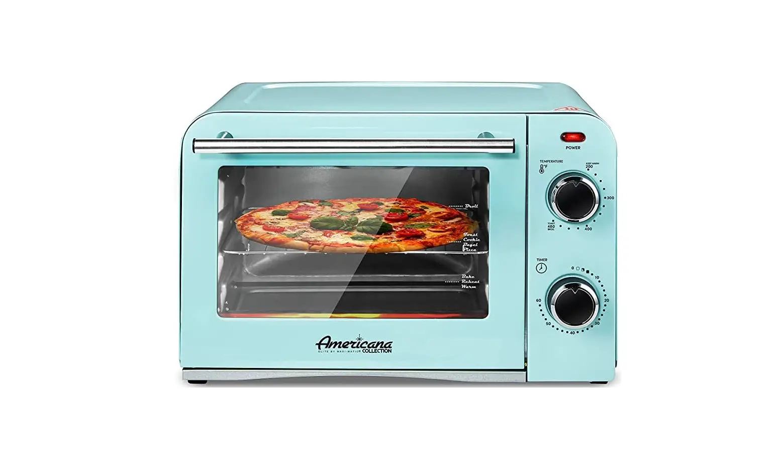 Americana Eto3300m 33l Capacity Retro Toaster Oven Instruction Manual