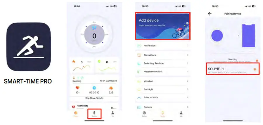 SOUYIE B0C5JNP4N1 L1 Smart Watch - For iOS 6