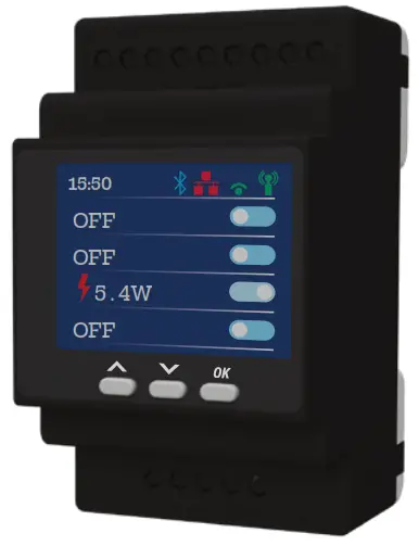 Shelly PRO 4PM 4 Circuit Wi-Fi Relay Switch
