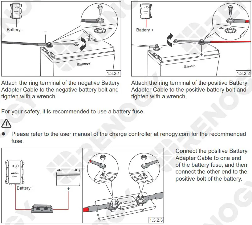 RENOGY REGO MPPT Solar Charge Controller User Guide - Battery Scenario B