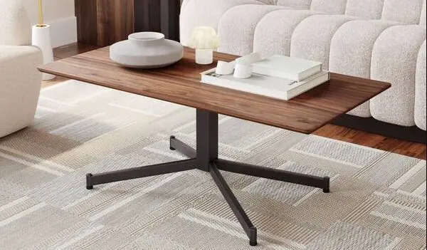 Zuo 109072 Mazzy Brown Rectangle Coffee Table Instruction Manual