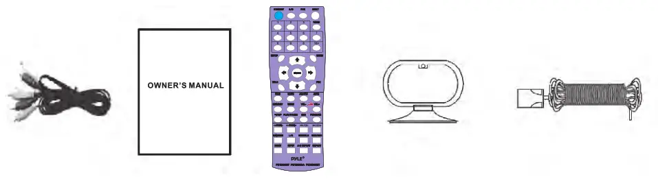 PYLE ‎PD1000BT Wireless BT Streaming Home Theater Preamplifier - Brackets