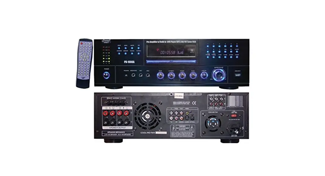 Pyle ‎pd1000bt Wireless Bt Streaming Home Theater Preamplifier User Manual