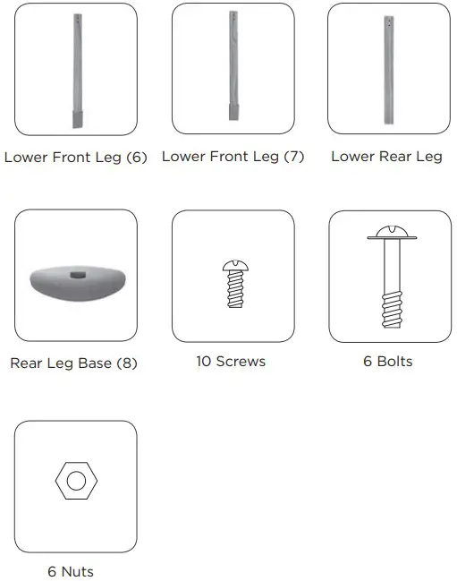 INCLUDED IN THE PACKAGE