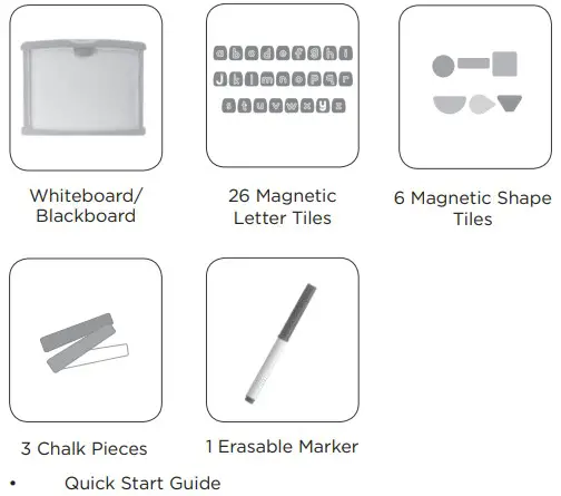 INCLUDED IN THE PACKAGE