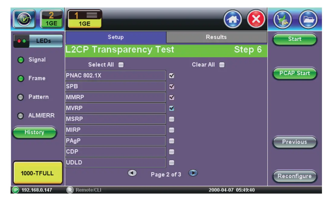 Ethernet Specifications