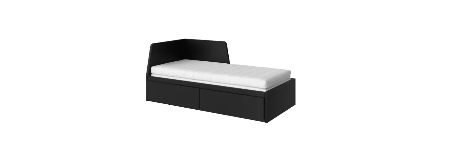 Ikea Flekke Day Bed W 2 Drawers 2 Mattresses Instructions
