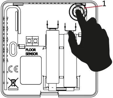 TECH CONTROLLERS EU-C-8F Wireless Floor Temperature Sensor A3