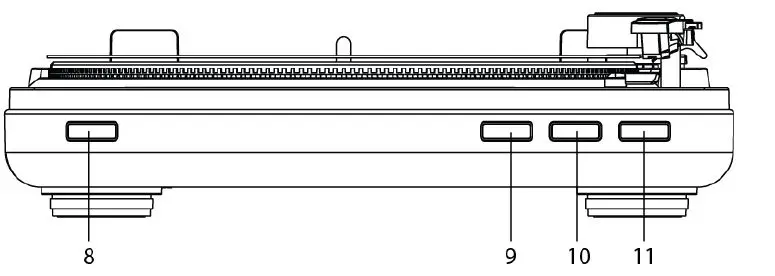 Crosley T400 Turntable Record Player-fig-2