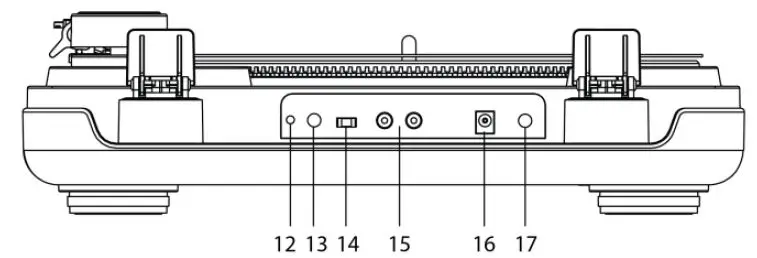 Crosley T400 Turntable Record Player-fig-3
