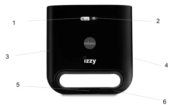Izzy Sandwich Maker Milano - Parts