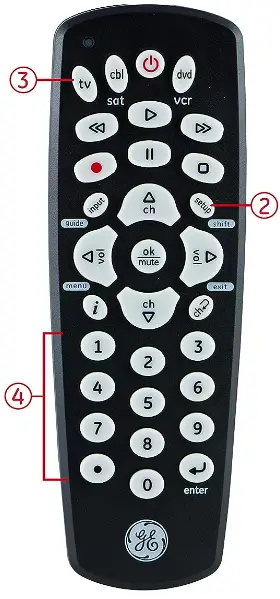 GE JAS34456 Universal Remote Control-fig-3