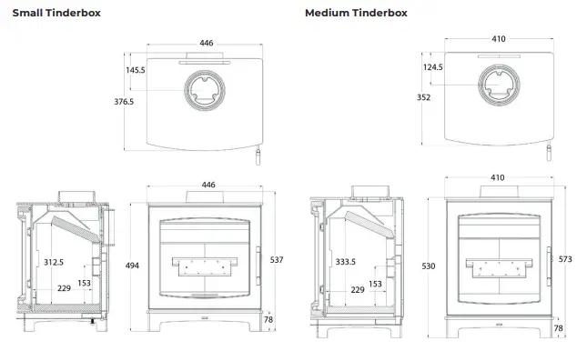 Mi-Fires-13240-2001-Tinderbox-Small-Wood-Stove-FIG-1