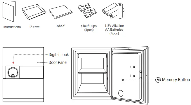 Phoenix LS7010 NEXT PLUS Luxury Safe Fingerprint Lock-fig1