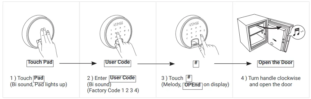 Phoenix LS7010 NEXT PLUS Luxury Safe Fingerprint Lock-fig4