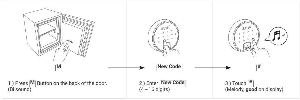 Phoenix LS7010 NEXT PLUS Luxury Safe Fingerprint Lock-fig5