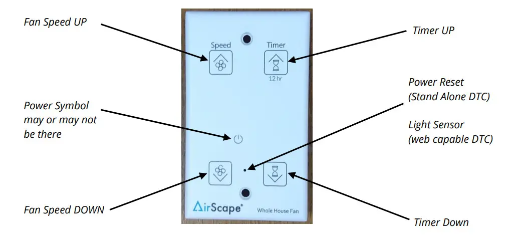 AirScape AH2-CF-1900 Air Handler 2 Cabinet Fan - Fan Speed UP