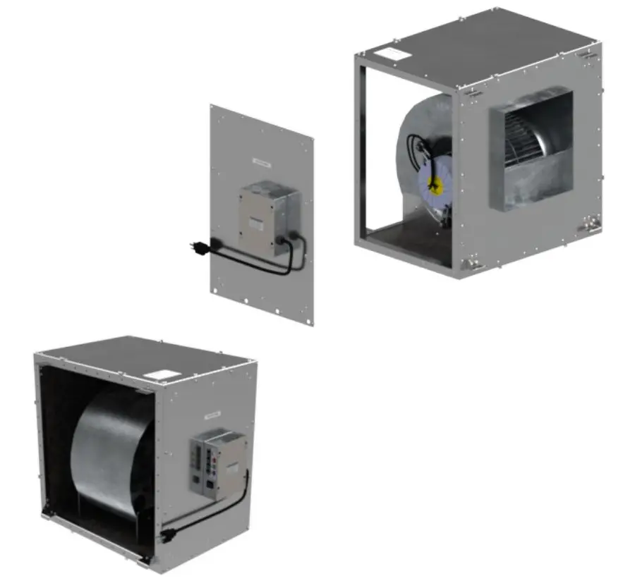 AirScape AH2-CF-1900 Air Handler 2 Cabinet Fan