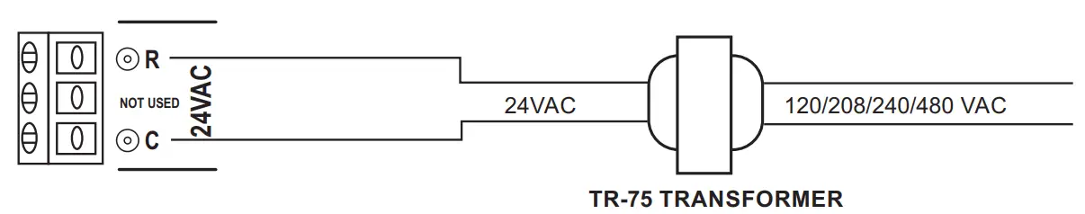 HVAC Controls ZP6-ESP-PRO Universal 2 Position Forced Air Zoning System - System Power